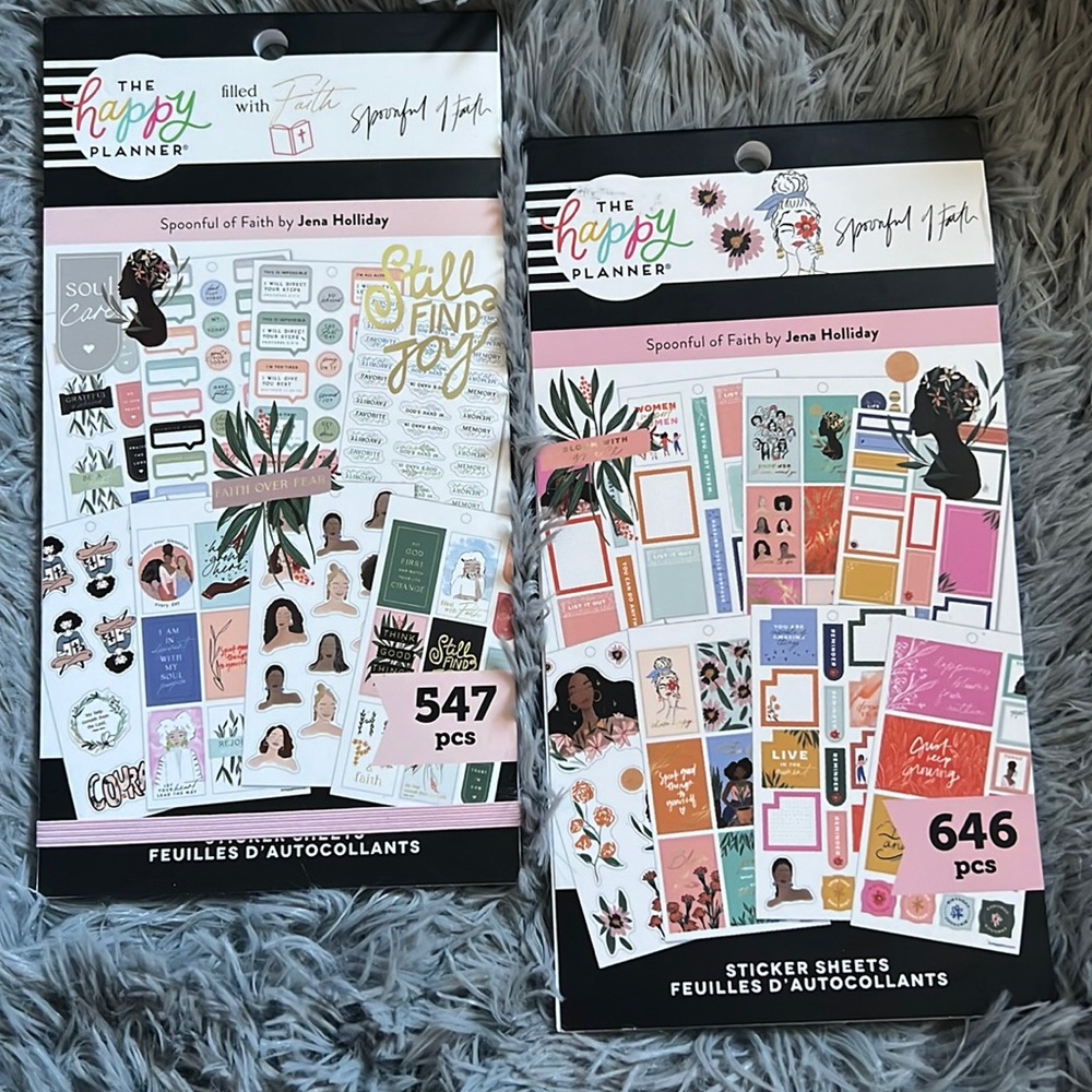 2PC Spoonful of Faith by Jena Holiday • The Happy Planner • Brand New